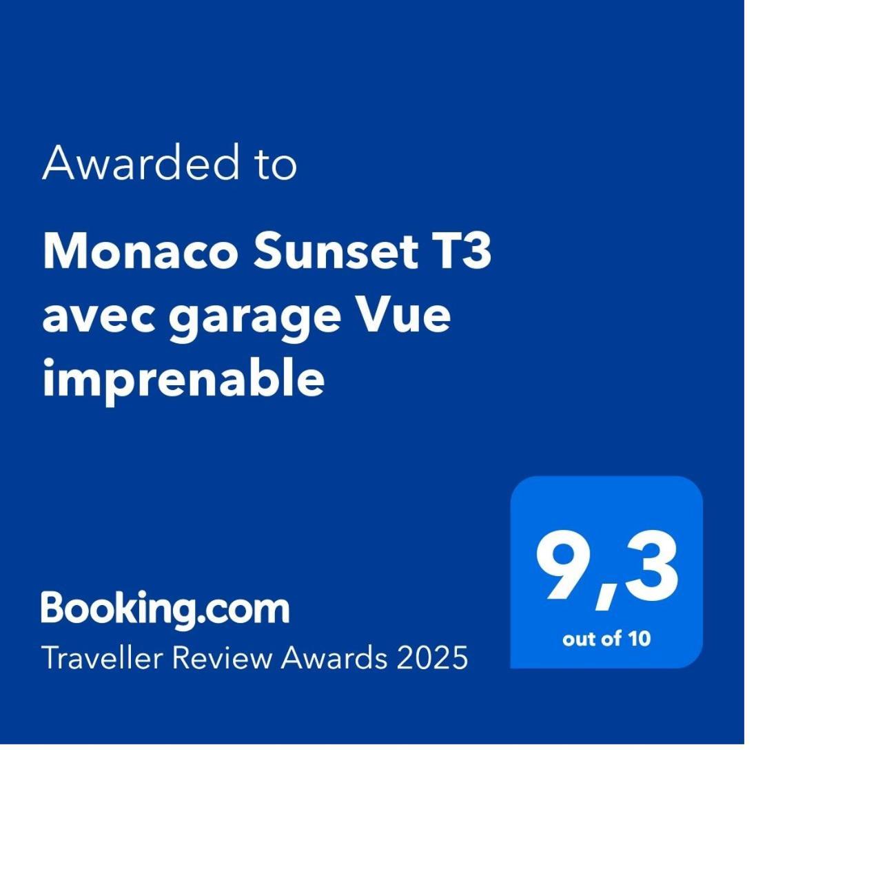 Monaco Sunset T3 Avec Garage Vue Imprenable Διαμέρισμα Beausoleil Εξωτερικό φωτογραφία